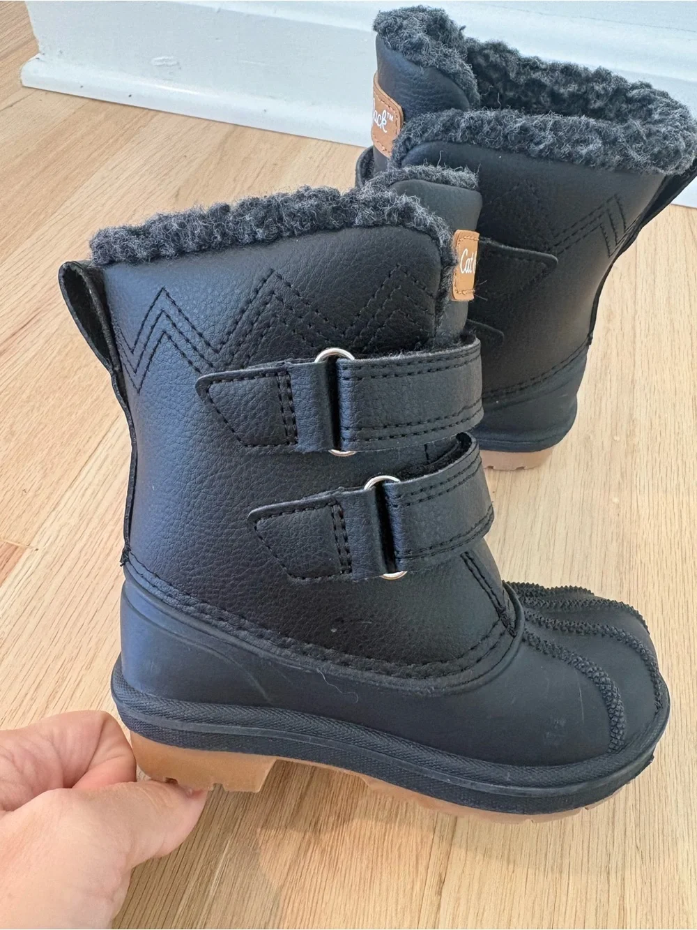 Cat & Jack Black Winter Boots
